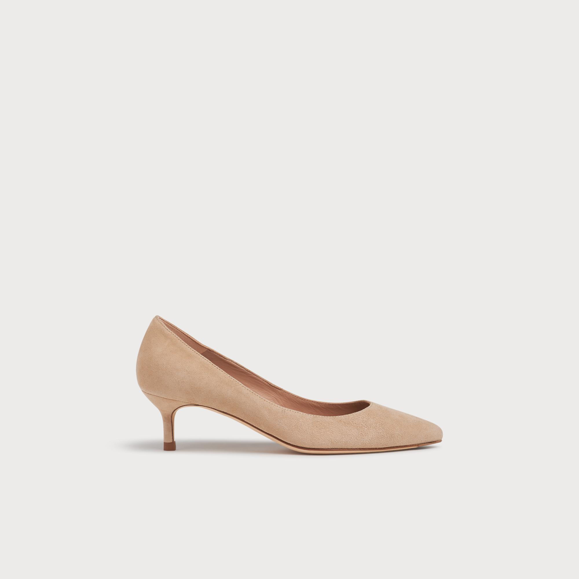 Nude suede hot sale court